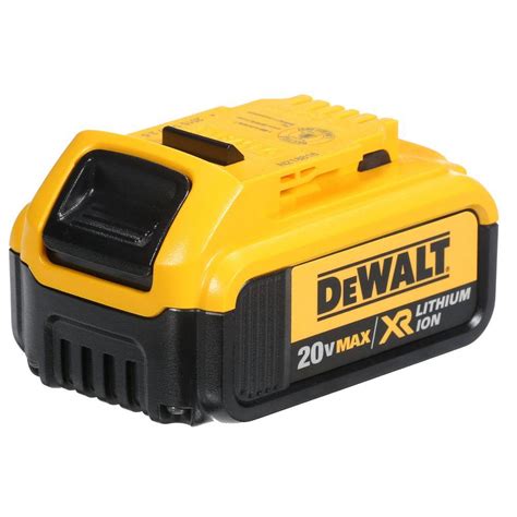 DEWALT 20-Volt MAX XR Lithium-Ion Premium Battery Pack 4.0Ah | Shop ...