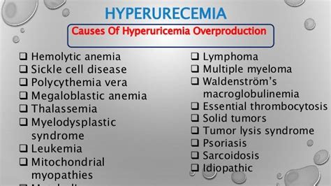 Hyperuricemia