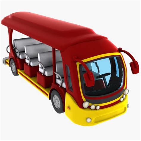 Cartoon Bus 3D Models download - Free3D