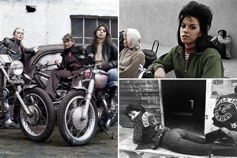 Fascinating snaps reveal the leather-wearing biker chicks behind the ...