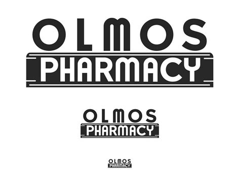 Olmos Pharmacy Logo Black & White | H. Michael Karshis | Flickr