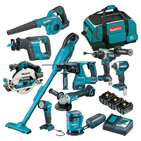 Makita 18V Brushless10 Piece Combo Kit DLX1049GX1 | tools.com