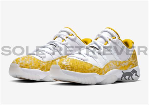 Air Jordan 11 Low Yellow Snakeskin AH7860-107 Release Date | SBD