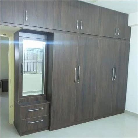 Brown Modular Bedroom Wardrobe at Rs 900/square feet in Chennai | ID: 15884068873