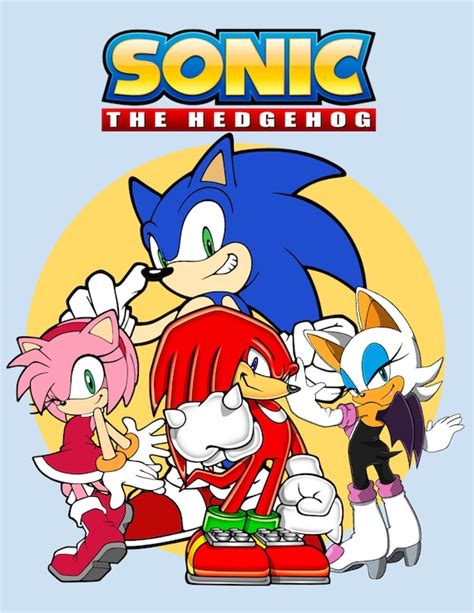 Sonic Coloring Book - Etsy