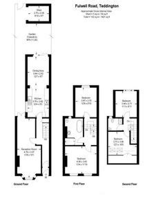 Terrace House Extension Floor Plans, Loft Floor Plans, Terrace Floor, Terrace Extension ...