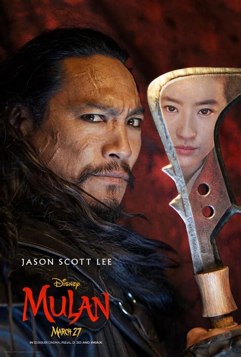 Jason Scott Lee as Bori Khan | Disney's Live-Action Mulan Character Posters | POPSUGAR ...