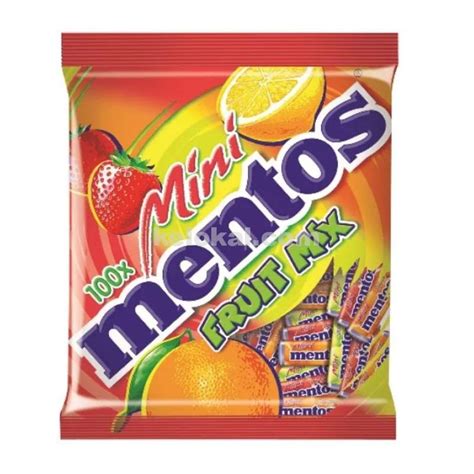 MENTOS MINI FRUIT MIX 100 ROLLS CANDY SNACK PACK - Kelokal.com