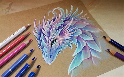 Colored Pencil Drawings Of Dragons - pencildrawing2019