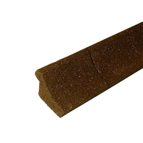 EcoBorder 4 ft. Brown Rubber Curb Landscape Edging (36-Count)-CURB-BRN-36 - The Home Depot