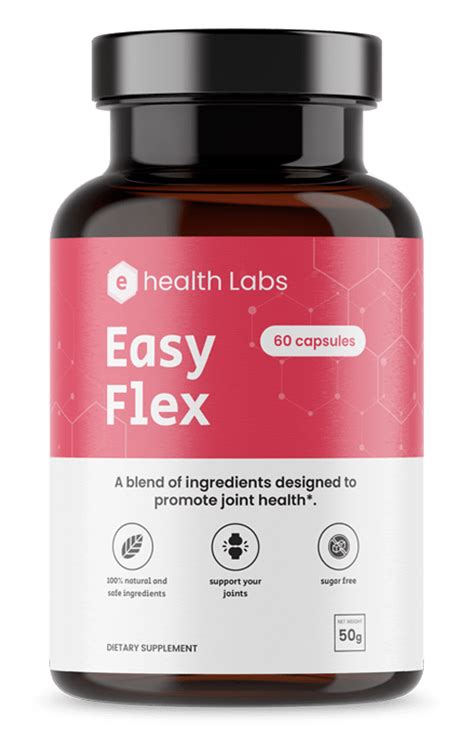 Easy Flex - Dietary supplements to maintain healthy joints | e-Health Labs