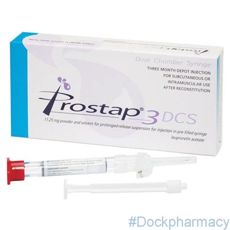 Buy Prostap 3 Injection 11.25mg DCS - Leuprorelin , 1 Pack - Dock Pharmacy