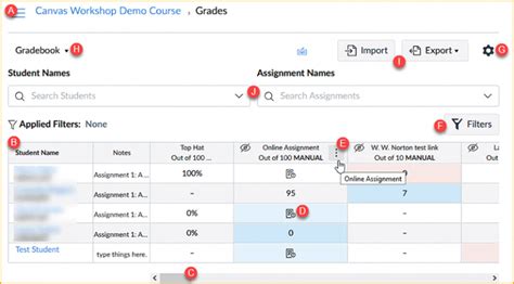 How to Use the Gradebook to Enter and Calculate Grades in Canvas ...