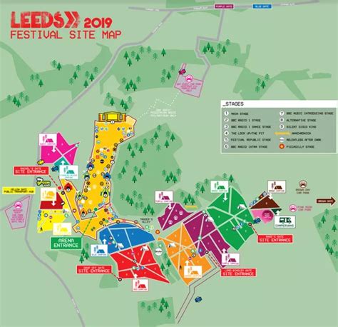 Leeds Festival 2019 site map of Bramham Park released - Leeds Live