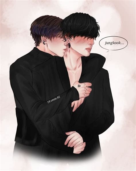 Taekook Kissing Fan Art