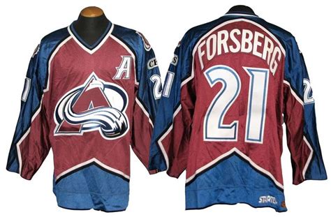 Lot Detail - 1998-99 Peter Forsberg Colorado Avalanche Postseason Game ...