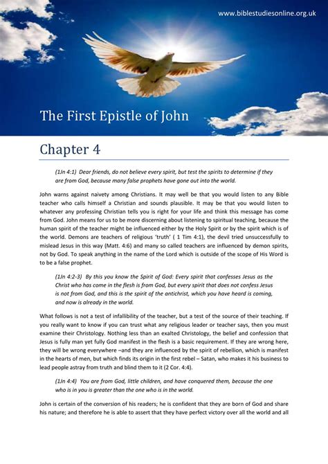 1 John 4 Bible study by Danielle Bartlett - Issuu