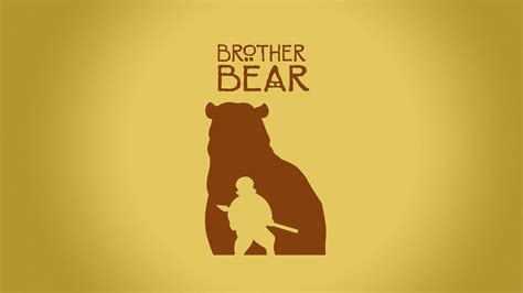 Download Brother Bear Man And Bear Logo Wallpaper | Wallpapers.com