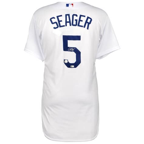 Corey Seager Signed Dodgers Majestic Jersey (Fanatics & MLB) | Pristine ...