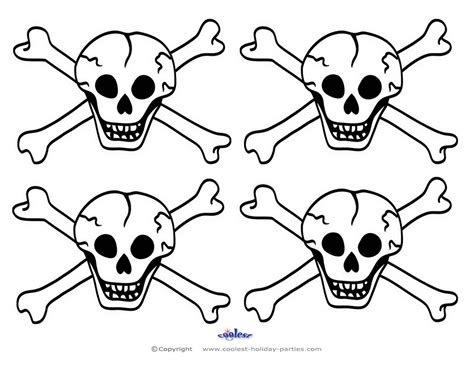 Small Printable Skull - Coolest Free Printables