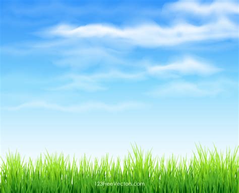 Sky and Grass Background | Public domain vectors