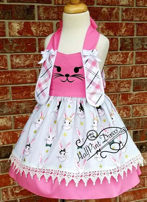 Girls easter bunny dress | Easter bunny dress, Girls easter dresses ...