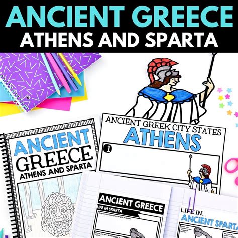 Ancient Greece Unit Athens and Sparta History Unit With Projects and Activities Homeschool ...