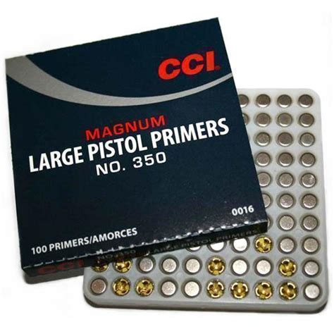 CCI Large Pistol Magnum Primers No. 350 - 1000 ct - Reloading Unlimited