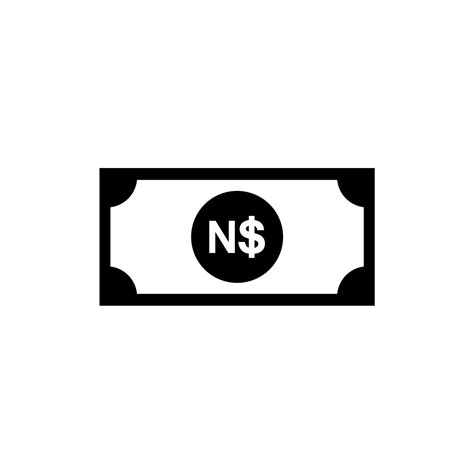 Namibia Currency Symbol, Namibian Dollar Icon, NAD Sign. Vector ...