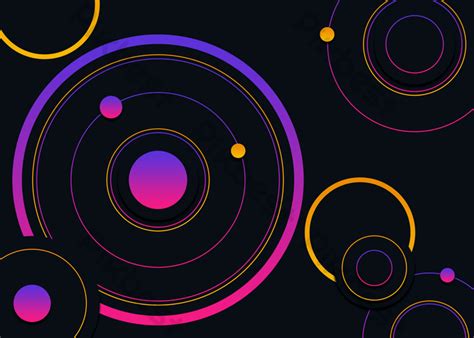 Geometric Round Color Abstract Background | PSD Free Download - Pikbest