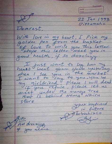 My First Love Letter...how Did You Write Yours - Romance - Nigeria