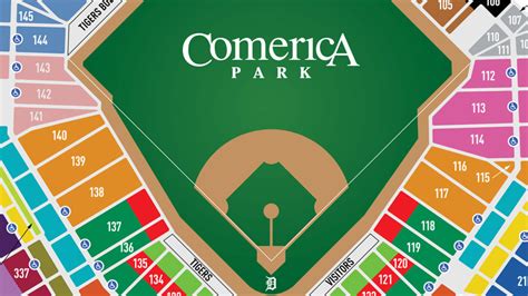 Comerica Park Seating Chart With Rows And Seat Numbers | Review Home Decor