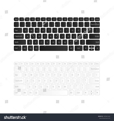 Set Keyboard Layouts Layout Keyboard Buttons Stock Vector (Royalty Free) 1695961642 | Shutterstock