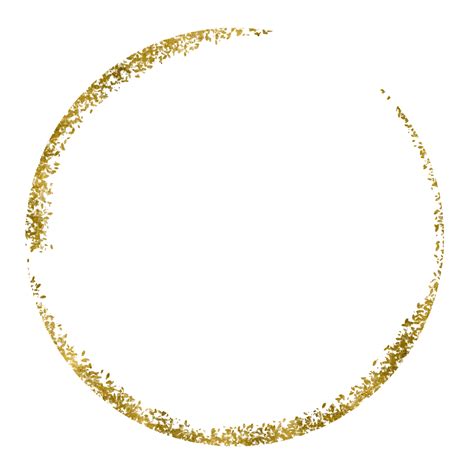 Gold Glitter Circle PNG Transparent, Gold Glitter Circle Shape Frame, Gold, Glitter, Circle PNG ...