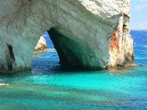 Blue Caves Zakynthos Island Greece Widescreen Wallpapers 27156 - Baltana