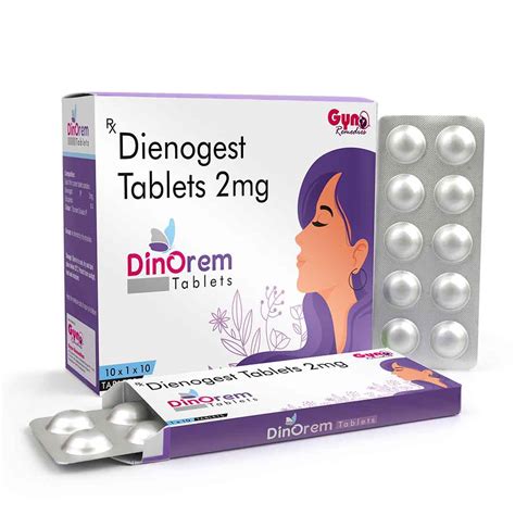 Dienogest Tablet | Dienogest Tablets | Dinorem Tablets - Gyno Remedies