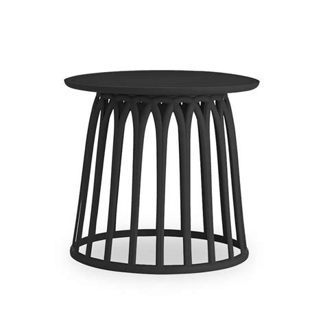 FUDOO Coffee End Table - Black Plastic | Indoors Outdoors • Yiassu.com