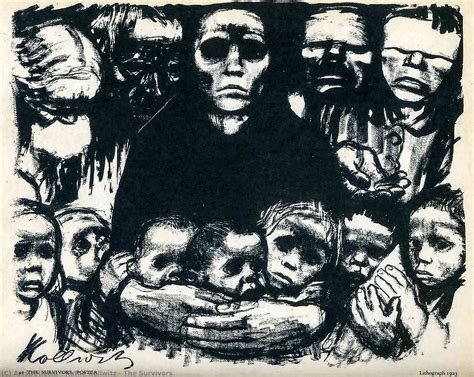 Reproducciones De Arte Los sobrevivientes, 1923 de Kathe Kollwitz (1867-1945, Russia) | ArtsDot.com