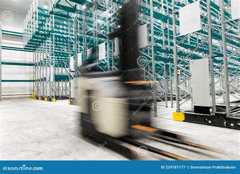 Cold Storage Warehouse Business for Stock and Freight Goods Stock Image ...