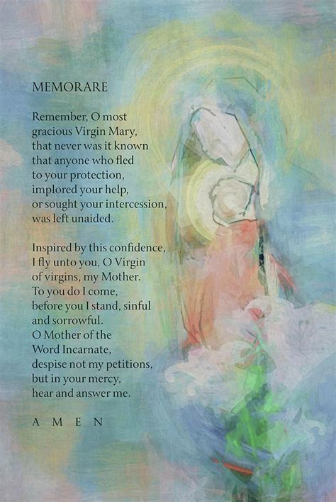 Memorare 1 Digital Art by Terry Davis - Fine Art America