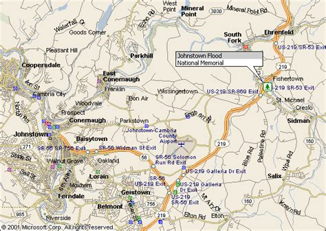 Johnstown Pa Map Google