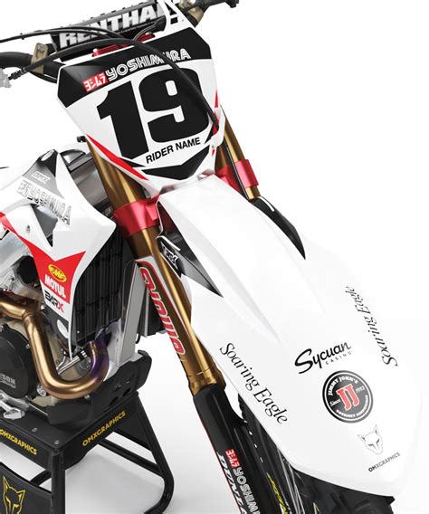 Honda SUPERCROSS Graphics Kit White – OMXGraphics