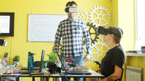 Young Students and Teacher with Robot in Classroom Stock Image - Image ...