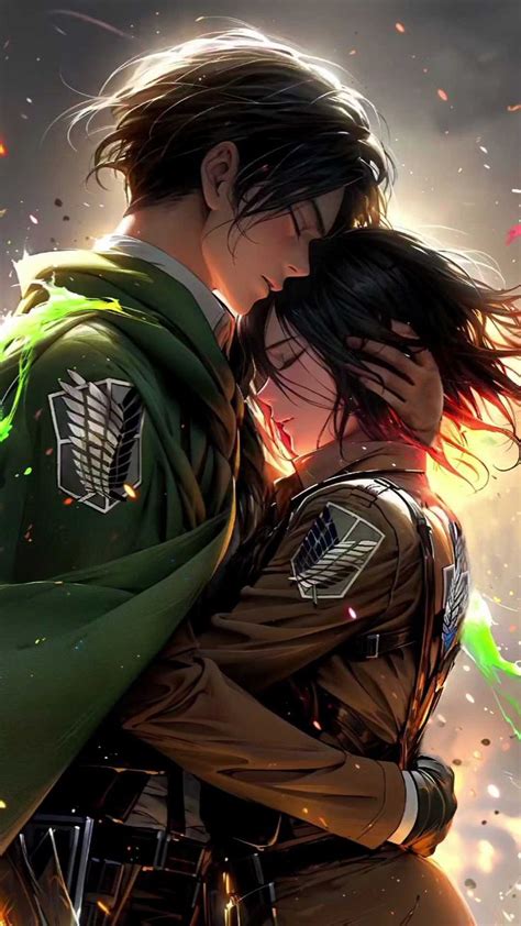 Eren Yeager , Mikasa Ackerman | Attack on titan, Attack on titan fanart ...