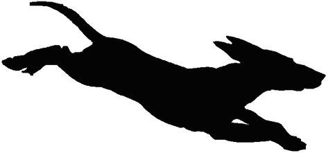 Running dog silhouette clip art. | Dog silhouette, Dogs, Silhouette clip art