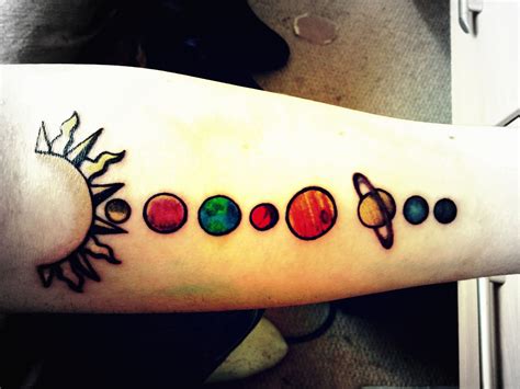 Planets tattoo...maybe some slightttt color? Side Tattoos, All Tattoos ...