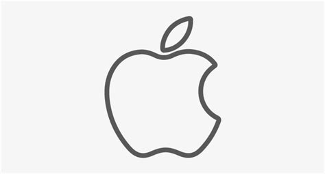 Apple Logo Png White Picture Library Library - Apple Logo Outline Png - 437x445 PNG Download ...