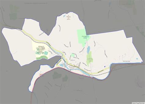 Map of Wilton CDP, New Hampshire