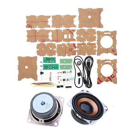 DIY Mini Version Small Amplifier Speaker Kit 3W Speaker Audio Student ...