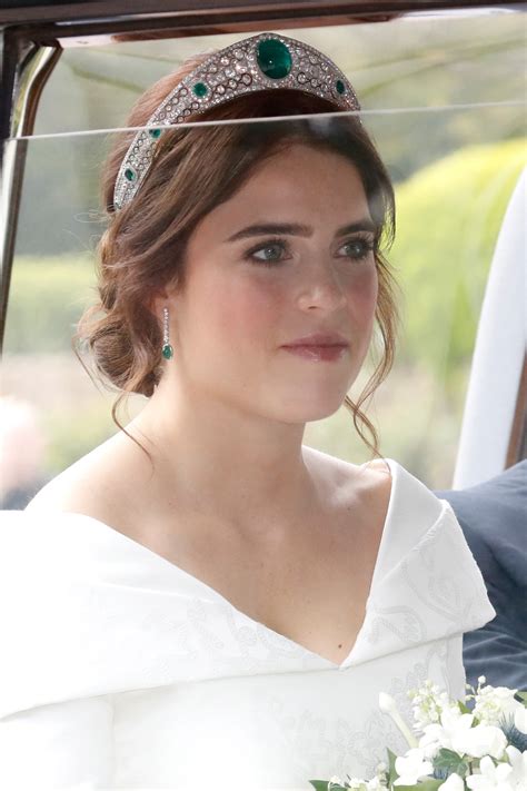 The History Behind Princess Eugenie’s Emerald and Diamond Wedding Day Tiara | Vogue